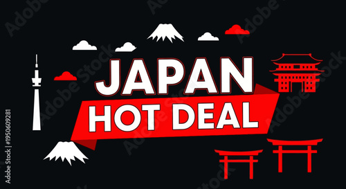 Japan Hot Deal Travel Promotion with Iconic Landmarks