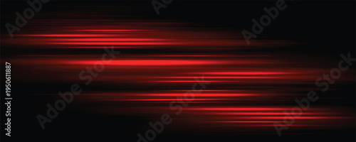 Red glowing blur streaks on black with shining highlights. Perfect for fast speed motion  sci-fi chase scenes  intense light movement  energy waves and dynamic digital effects.