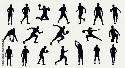 vector silhouettes of women