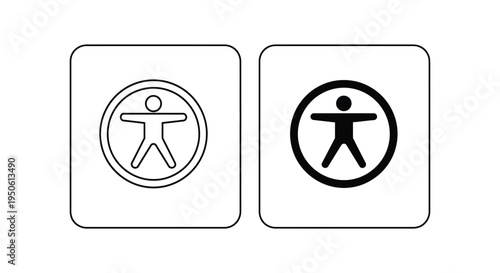 Accessibility Symbol Inclusion Vector Commercial