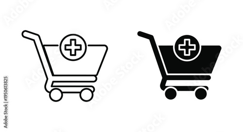 Shopping Cart Add Icon Commerce Element