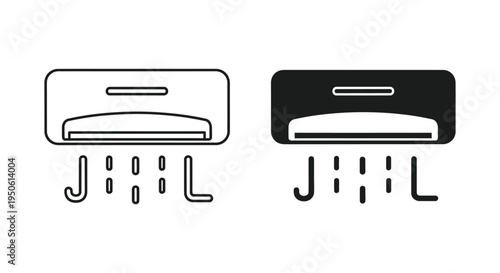 Air Conditioner Icon Climate Control Service
