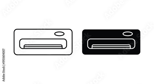 Air Conditioner Icon HVAC Climate Control Service