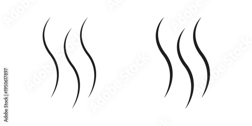 Hot icon illustration for web design. filled flat icons