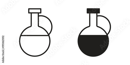 Massage oil icon illustration for web design. filled flat icons