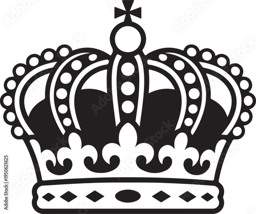 Elegant traditional crown symbolizing regal authority and monarchy heritage
