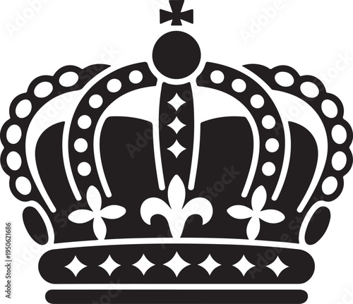 A traditional crown symbolizing royal authority and regal heritage.