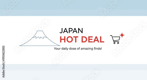 Japan Hot Deal: Mount Fuji Icon, Shopping Cart, and Daily Finds