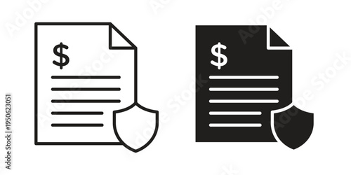 Penalty icon illustration for web design. filled flat icons