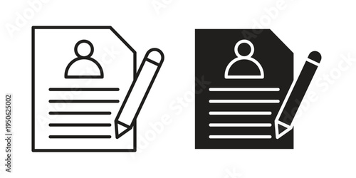 Registration icon illustration for web design. filled flat icons