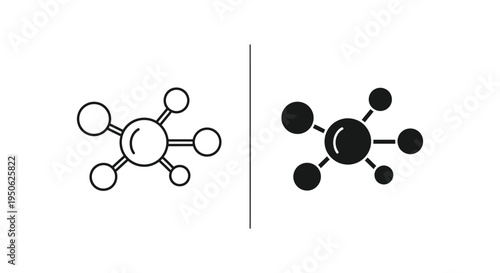 Molecule Structure Icon Business
