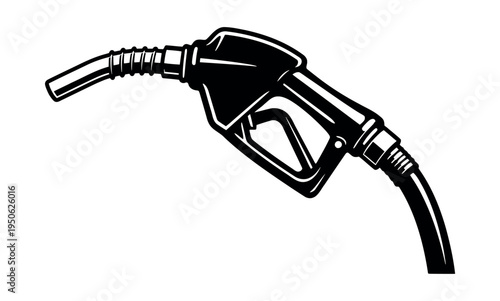 Gas pump nozzle providing fuel, oil, and gasoline, essential for automotive energy, transportation, and refuelling at service stations