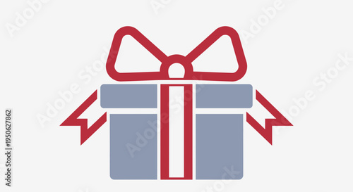 surprise gift box with red bow and lightning bolts
