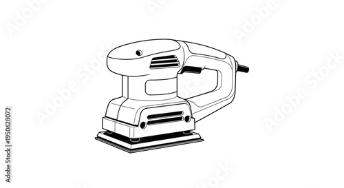 Electric Sander Power Tool Machine.