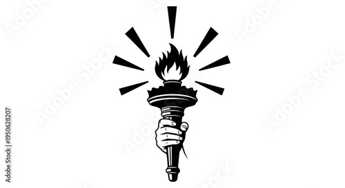 torch of freedom icon
