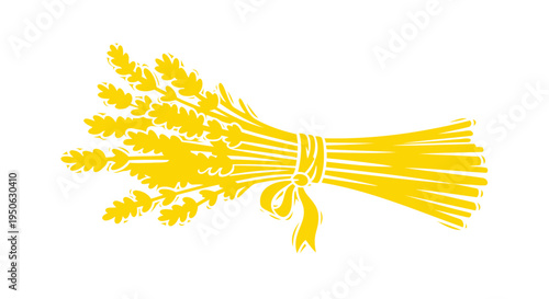 Vector illustration of a wheat sheaf
