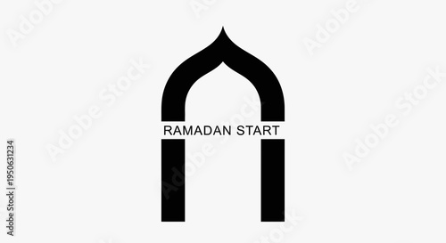 Ramadan start, islamic arch, muslim holiday