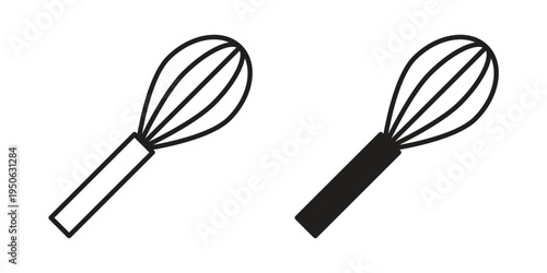 Whisk icon illustration for web design. filled flat icons