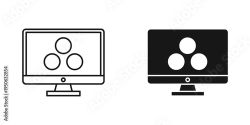 modern kitchen stove with three burners flat design vector illustration