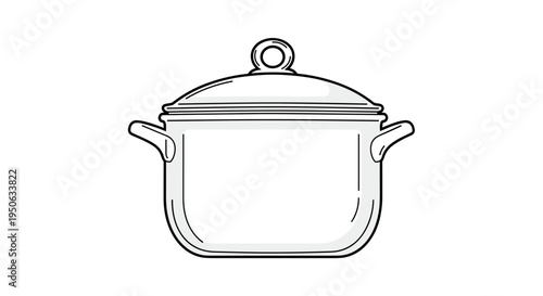 Drawing of a Cooking Pot.