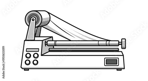 Industrial paper cutting machine tool.