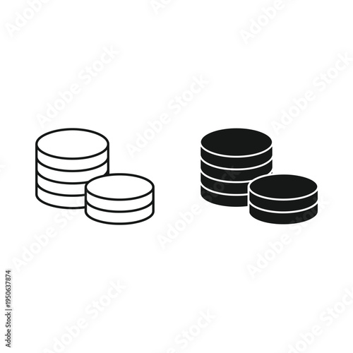 Coins Stack Finance Growth Wealth Financial