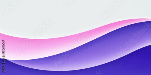 A digital abstract blue wave background featuring a flowing purple and pink gradient pattern with light curves and motion lines in a vector art design wallpaper