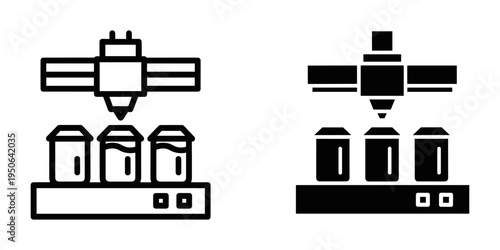 electric vehicle charging station with multiple cars flat design vector illustration