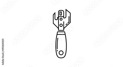 Detailed illustration of a key.