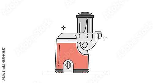 Electric kitchen blender appliance.