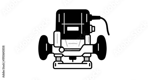 Electric power planer woodworking tool.