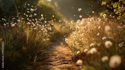 Enchanting Nature Trail at Golden Hour