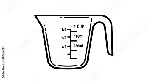 Measuring Cup Kitchen Tool.