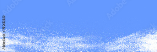  Perfect background for holiday designs, featuring ice covered ground and mountain borders.