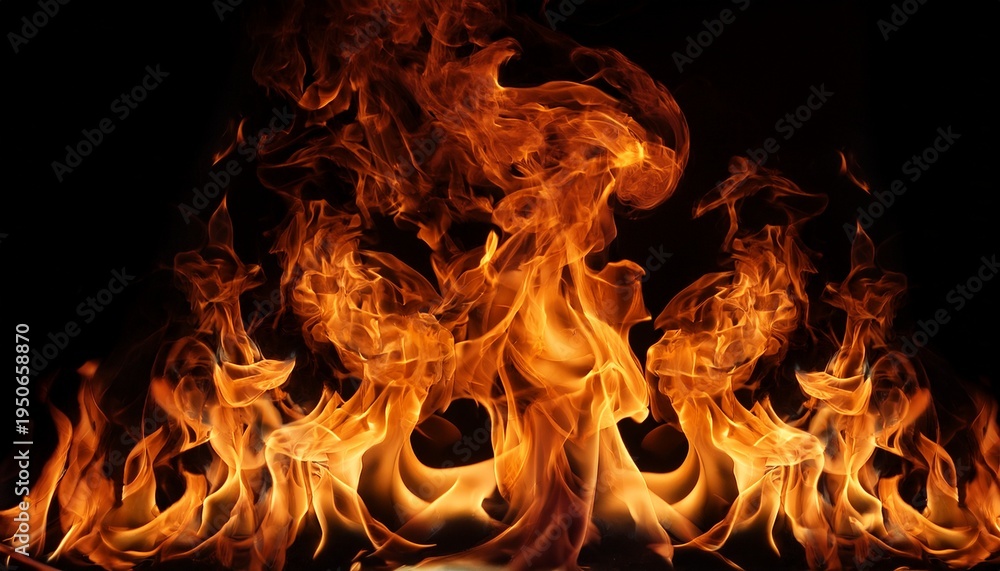 Fototapeta premium Fire Flames Image