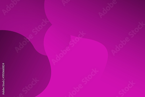 Pink wave overlapping with dark shadow minimalist abstract background. vector illustration