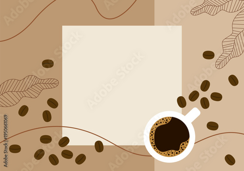 Coffee background. Cappuccino, americano, espresso, mocha, latte. Various coffee drinks