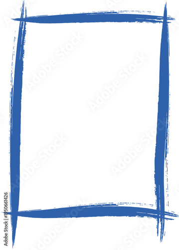 Brush Frame Corners Rough Stroke