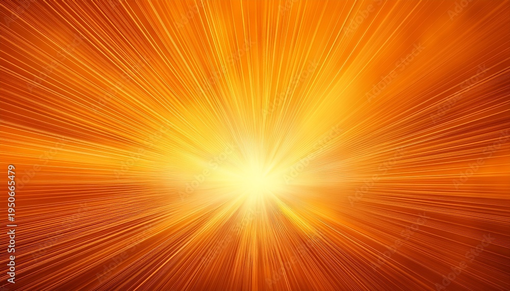 Fototapeta premium Orange Sun Rays Background Abstract Orange Background