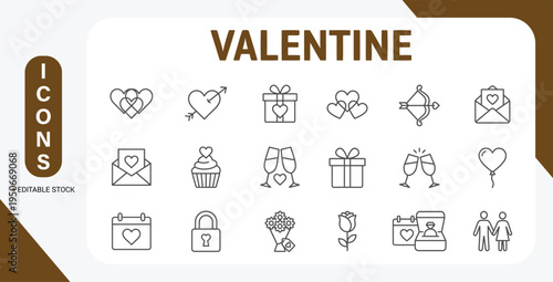 Three Pink Hearts Valentine Icon. Romantic Love Heart Symbol Vector Illustration.