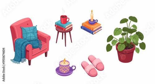 Cozy Living Room Furniture and Accessories.