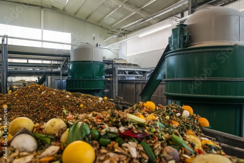 Robotic systems convert food waste into biogas to lessen environmental impact in energy plants