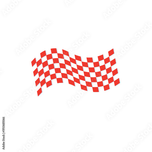 Race flag icon design