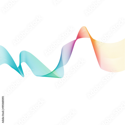 Sound waves vector illustration