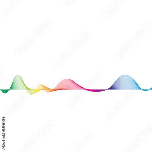 Sound waves vector illustration