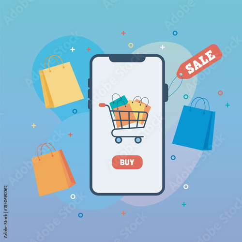 Online Shopping App Interface Concept