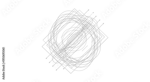 abstract geometric lines forming a complex data network pattern ideal for modern technology and innovation concepts on a clean white background