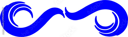 This dynamic vector design represents movement, flow, and constant energy. Ideal for water-related businesses, surf shops, creative agencies, eco-friendly brands, or maritime logistics companies.