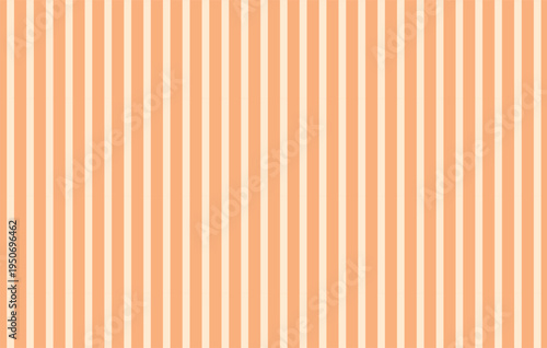 Vertical lines stripe seamless background. Apricot orange repeating striped pattern