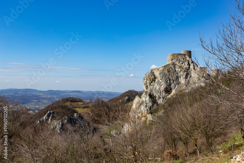 Wallpaper Mural Srebrenik Fortress in Bosnia and Herzegovina. Ancient 14th-century castle. Torontodigital.ca